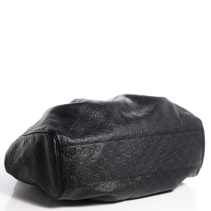Gucci Guccissima Large Sukey Tote Black 4 of 8