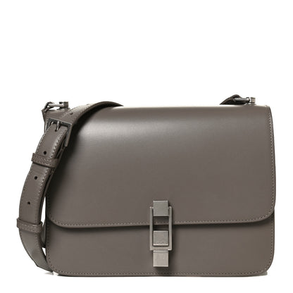 Saint Laurent Smooth Calfskin Carre Satchel Khaki 1 of 10