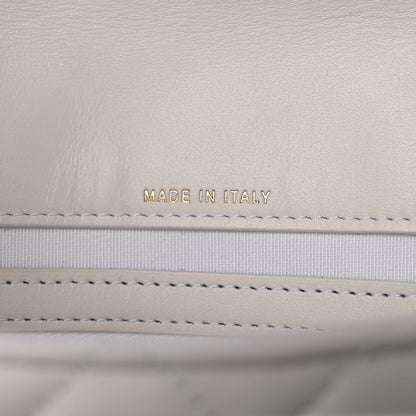 Chanel Calfskin Quilted Enchained Clutch White 7 of 7