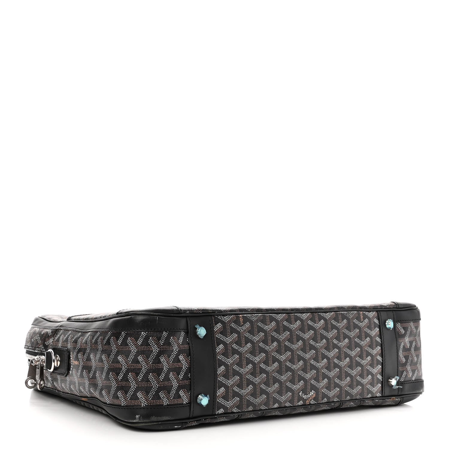 Goyard Goyardine Ambassade MM Briefcase Black 4 of 10