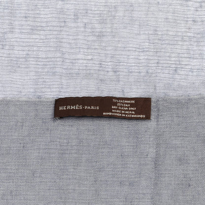 Hermes Cashmere Silk Plume Scarf 4 of 4