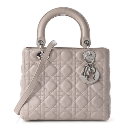 Christian Dior Lambskin Cannage Medium Lady Dior Light Pink 1 of 11