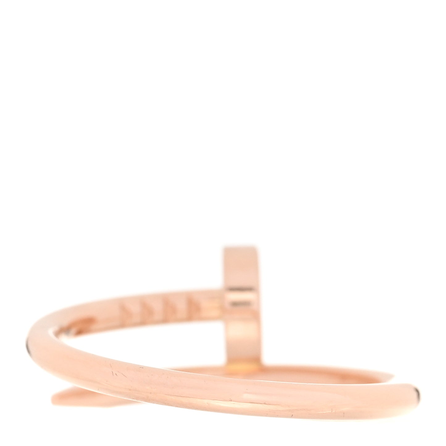 18K Pink Gold Small Juste Un Clou Ring 49 4.75