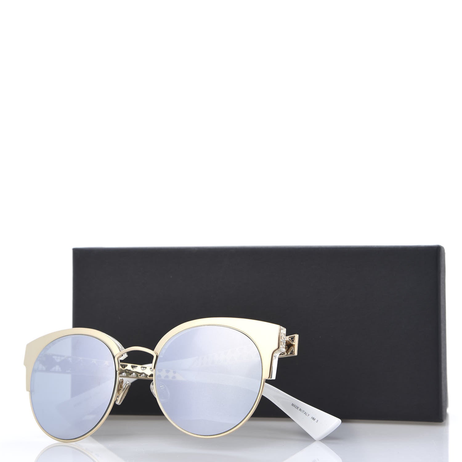 Christian Dior Diorama Mini Sunglasses Gold 8 of 8