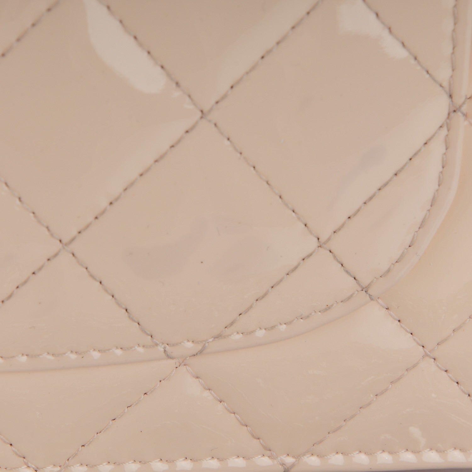 Chanel Patent Quilted Wallet On Chain WOC Light Pink 10 of 12