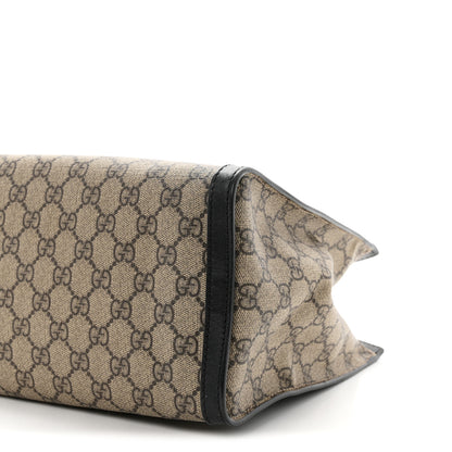 Gucci GG Supreme Monogram Medium Padlock Tote Black 10 of 10
