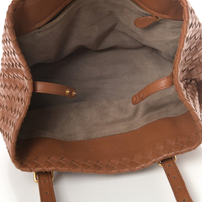 Bottega Veneta Nappa Intrecciato Seamless Tote Dark Calvados 5 of 10