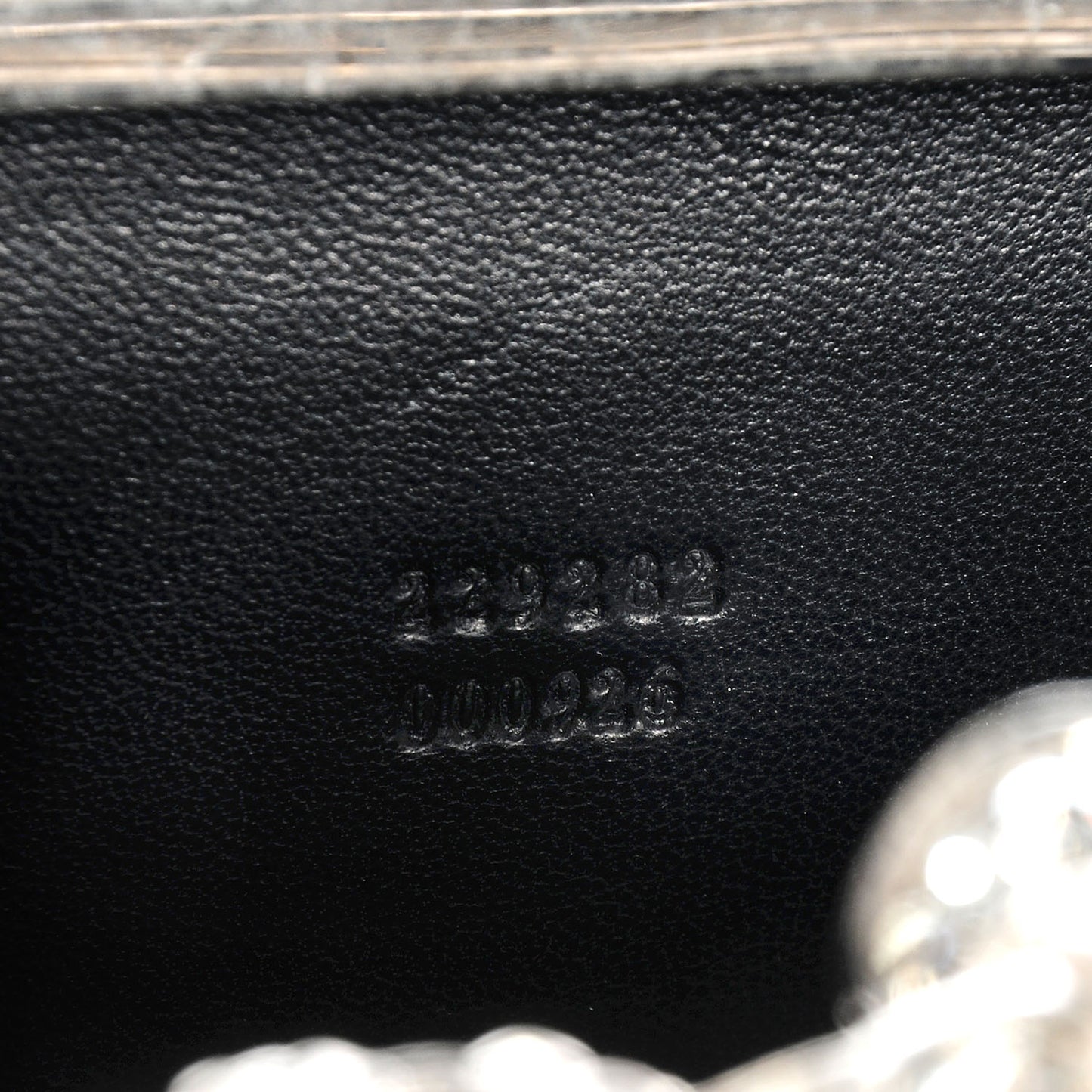 Tarnished Nappa Knuckle Box Clutch Metallic Silver