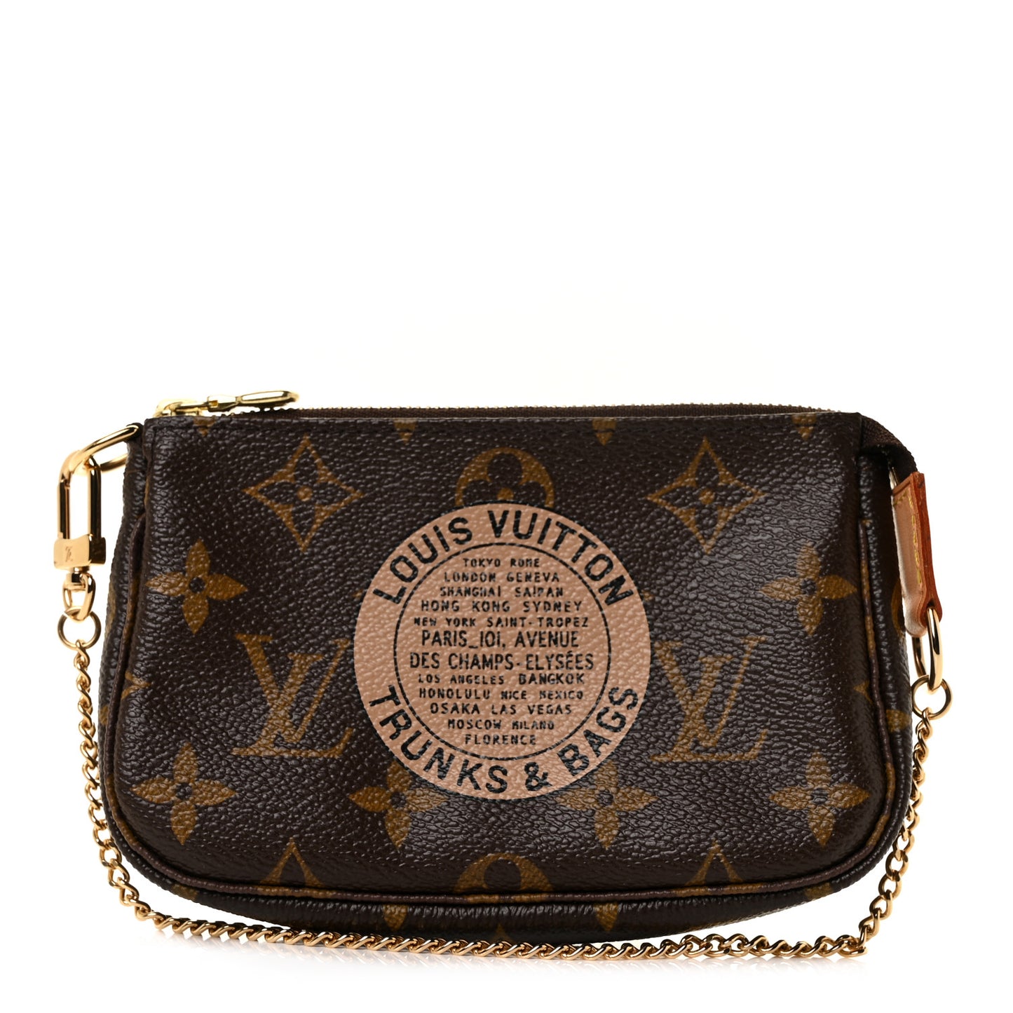 Monogram Complice Trunks and Bags Mini Pochette Accessories Beige