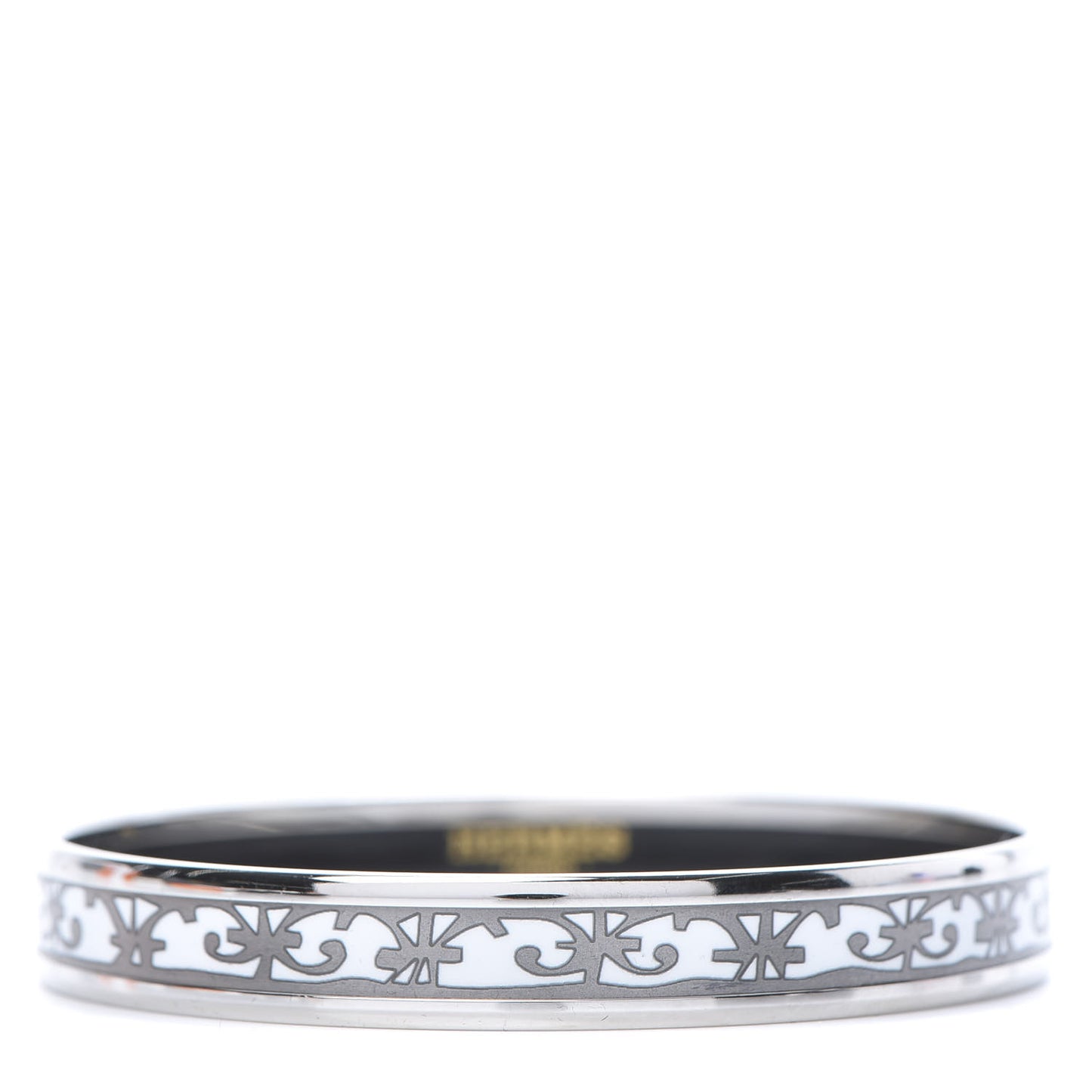 Enamel Printed Narrow Balcons Du Guadalquivir Bracelet 65 White