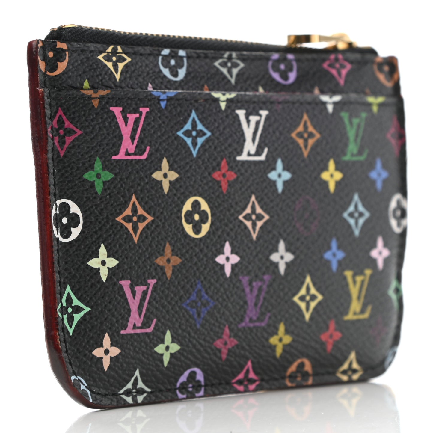 Monogram Multicolor Key Pouch Black Grenade