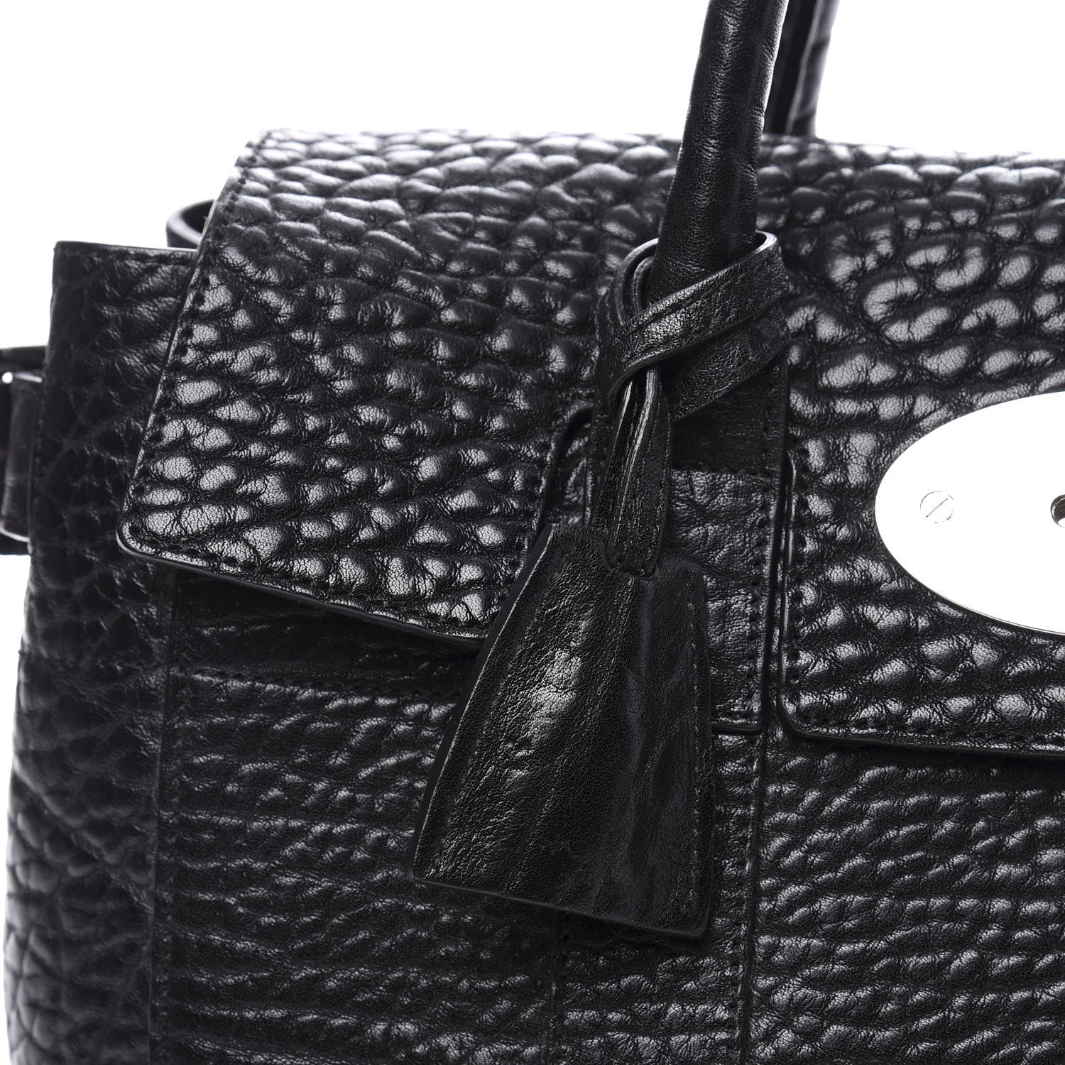 Mulberry Shrunken Calfskin Mini Bayswater Buckle Black 10 of 10