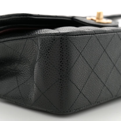 Chanel Caviar Quilted Small Double Flap Black 9 of 11
