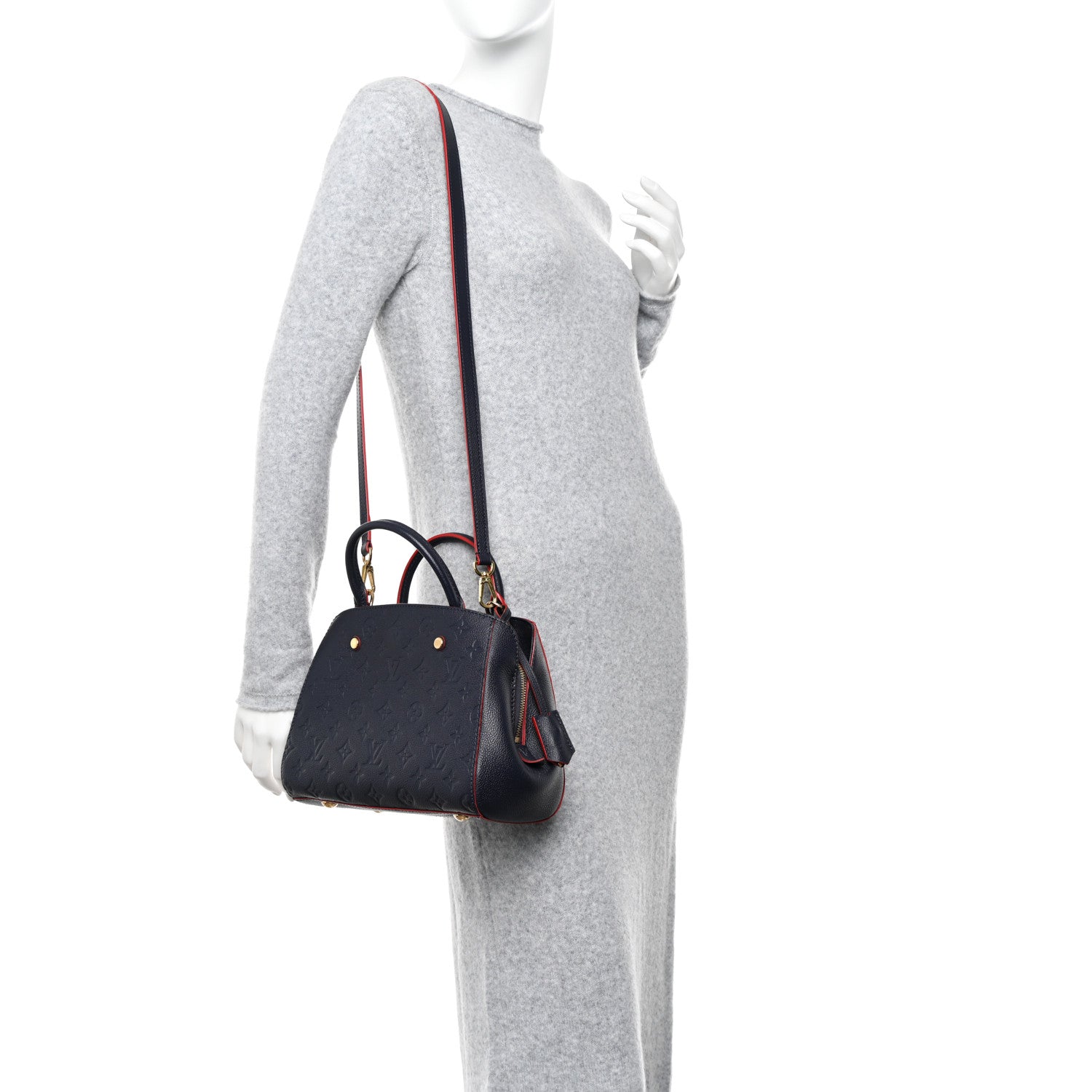 Louis Vuitton Empreinte Montaigne BB Marine Rouge 2 of 10