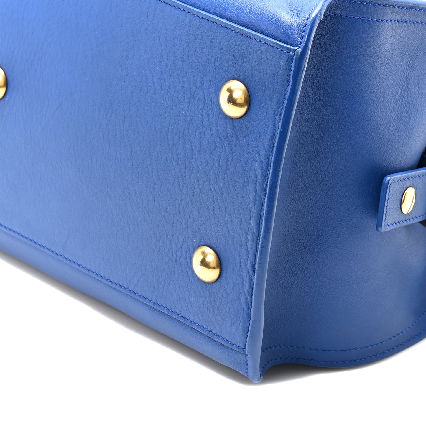 Calfskin Small Classic Y Cabas Royal Blue