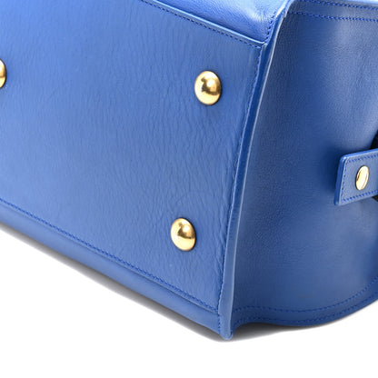 Saint Laurent Calfskin Small Classic Y Cabas Royal Blue 11 of 11