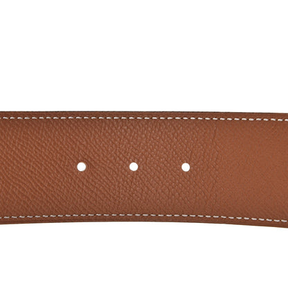 Hermes Chamonix Epsom 42mm Constance H Belt 80 Black Gold 5 of 7