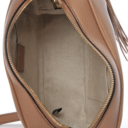 Gucci Pebbled Calfskin Small Soho Disco Bag Camelia 5 of 8