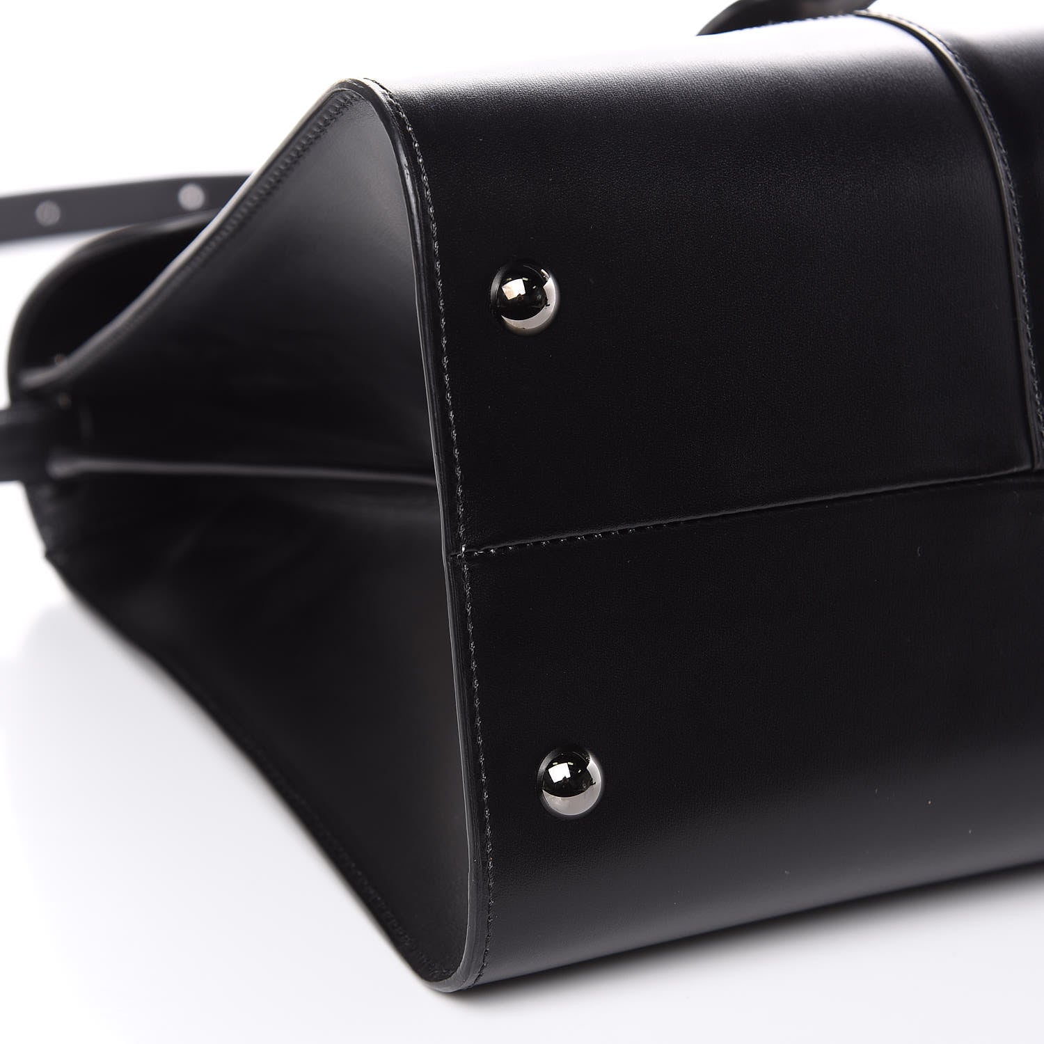 Delvaux Calfskin MM L'Humour Brillant Satchel Black 9 of 11