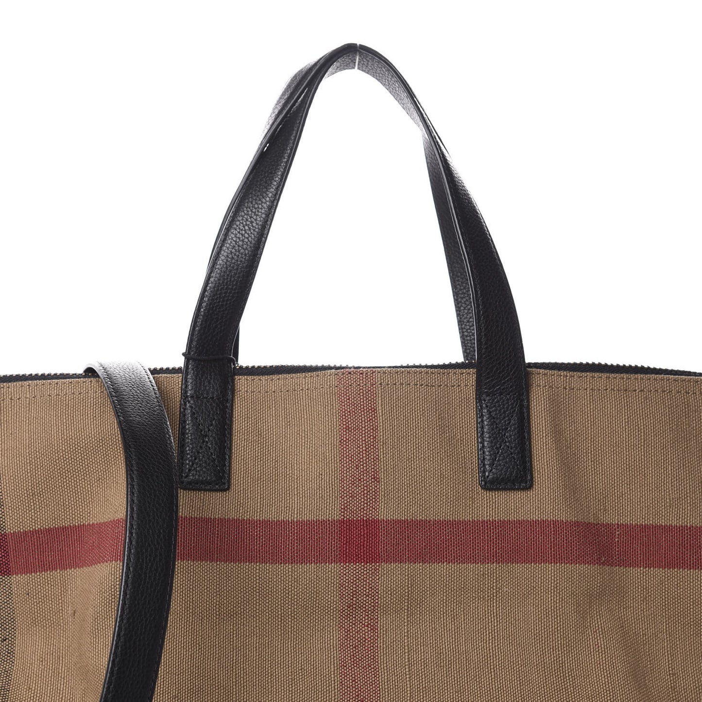 Grainy Calfskin Mega Check Armley Folding Messenger Black