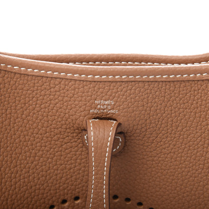Hermes Taurillon Maurice Amazone Evelyne TPM Gold White 6 of 11