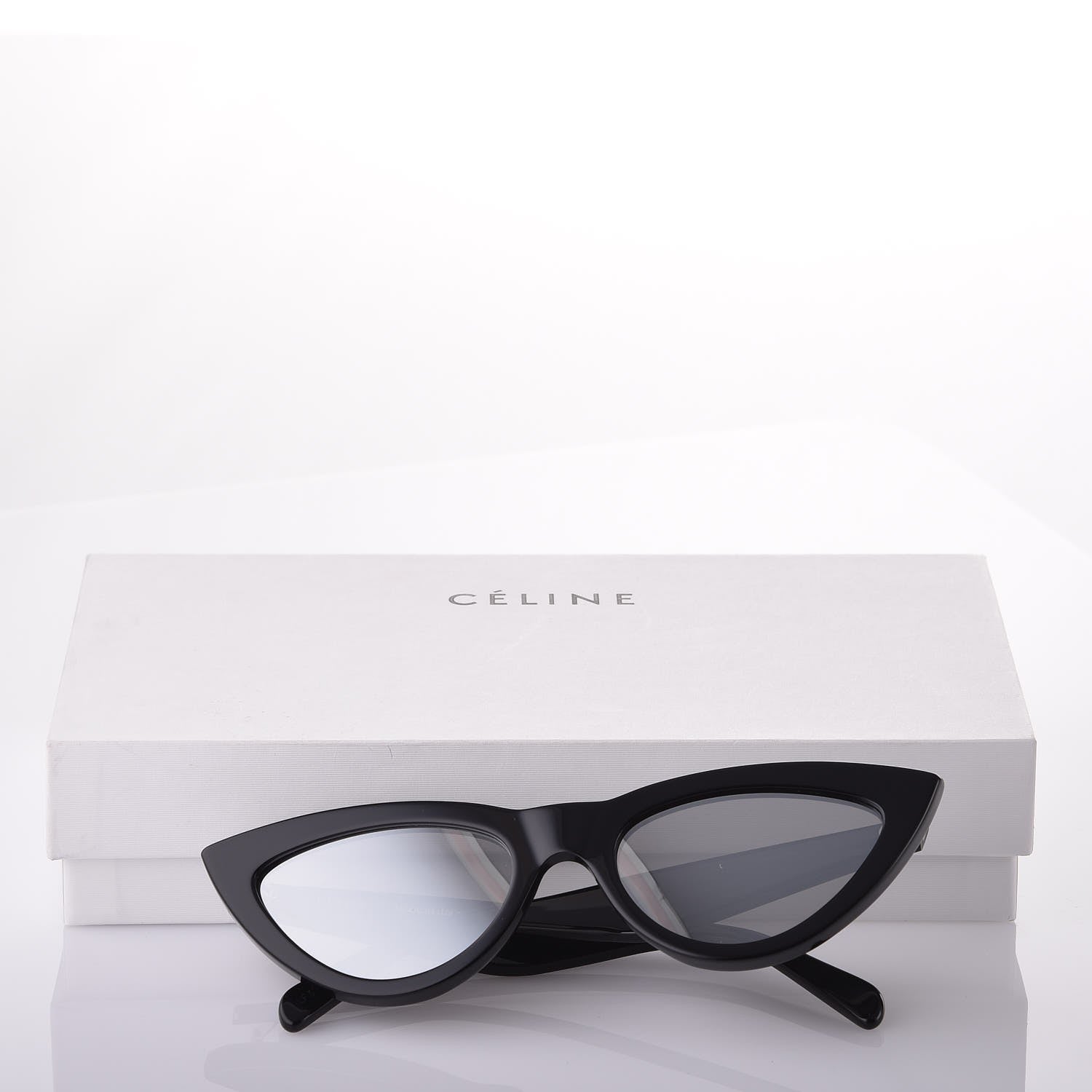 Celine Acetate Cat Eye Sunglasses CL40019I Black 7 of 8