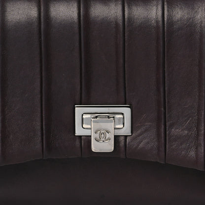 Chanel Lambskin Vertical Quilt Small Accordion Flap Brown 8 of 12