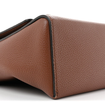 Burberry Calfskin Vintage Check Note Crossbody Bag Tan 8 of 12