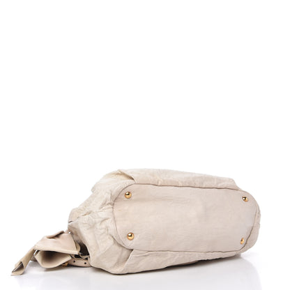 Prada Nappa Bow Tote White 4 of 9