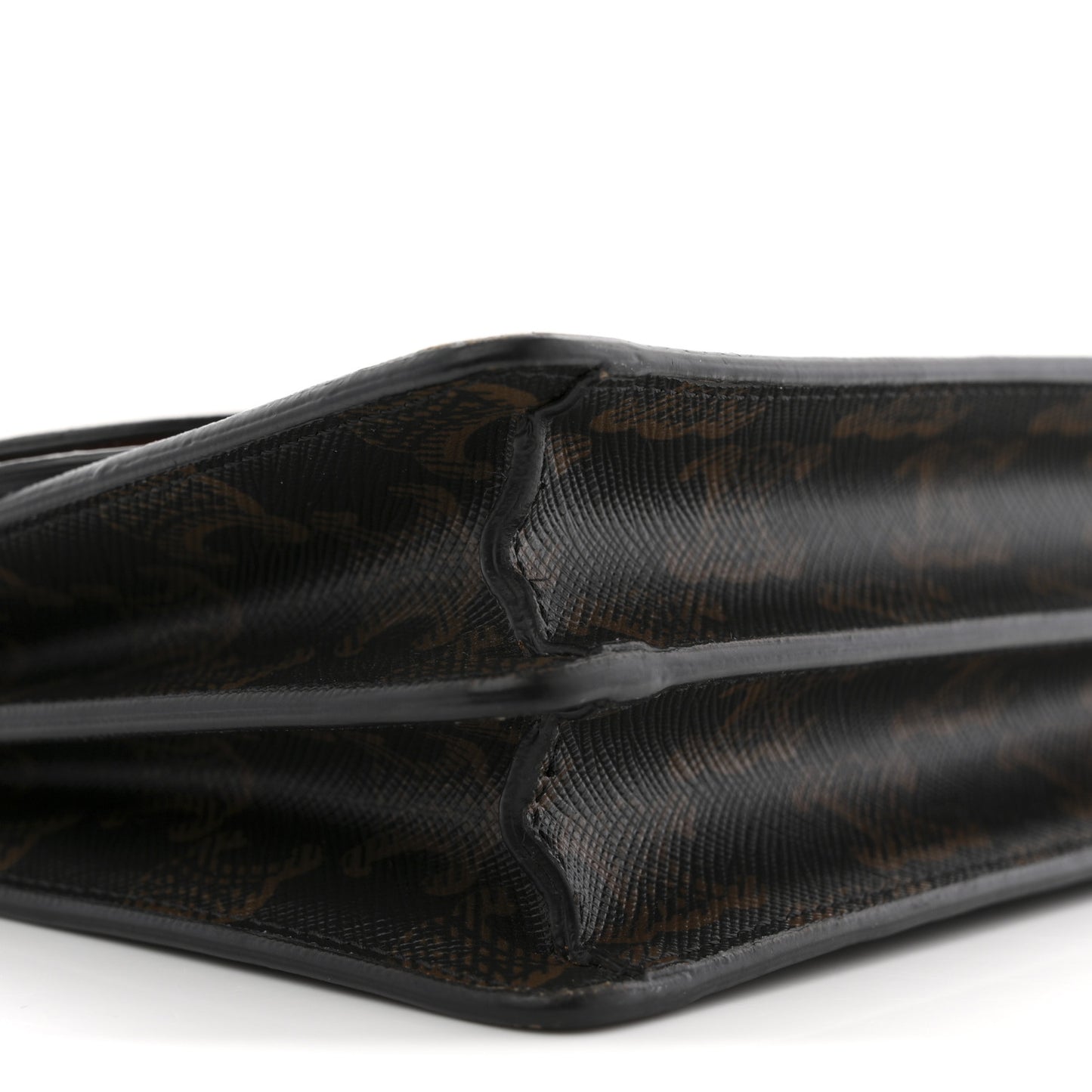 Triomphe Canvas Lambskin Wallet On Strap Tan