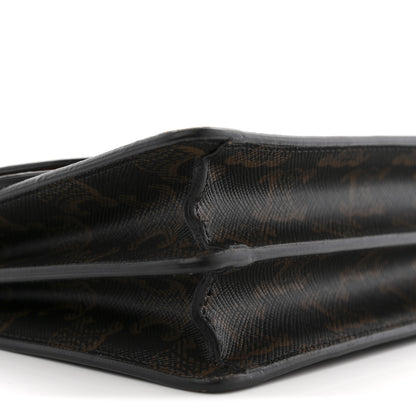 Celine Triomphe Canvas Lambskin Wallet On Strap Tan 9 of 11