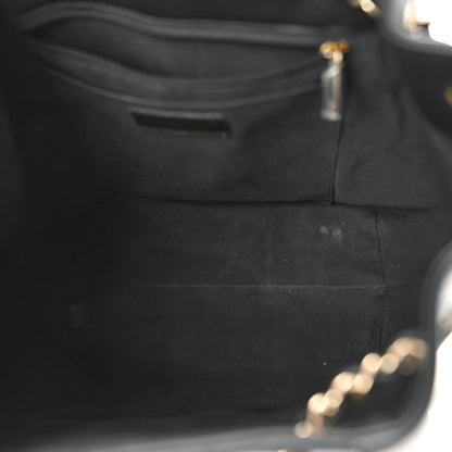 Chanel Calfskin Quilted Large Daily Shopping Bag Black 5 of 12