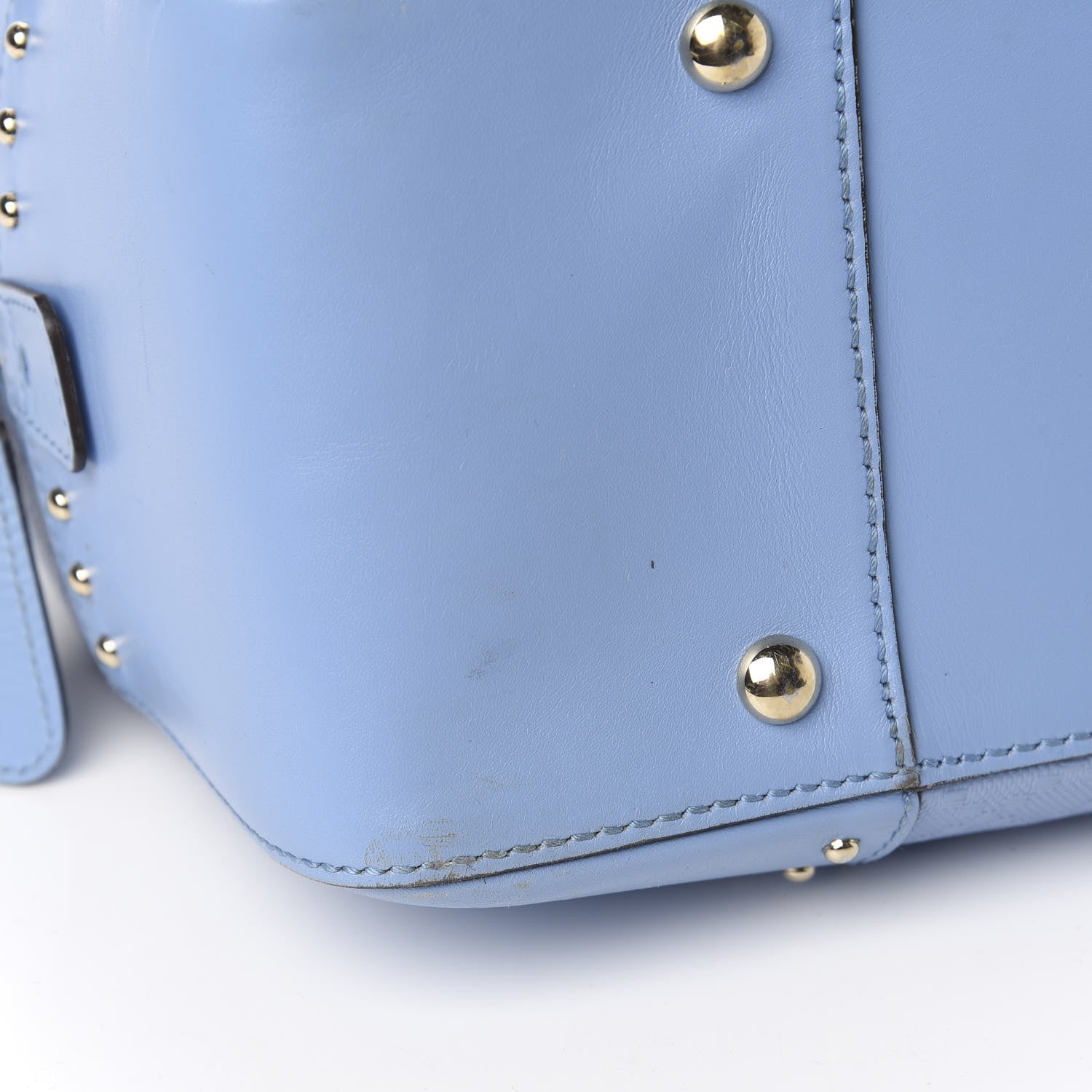 Gucci Bright Diamante Top Handle Bag Mineral Blue 17 of 21