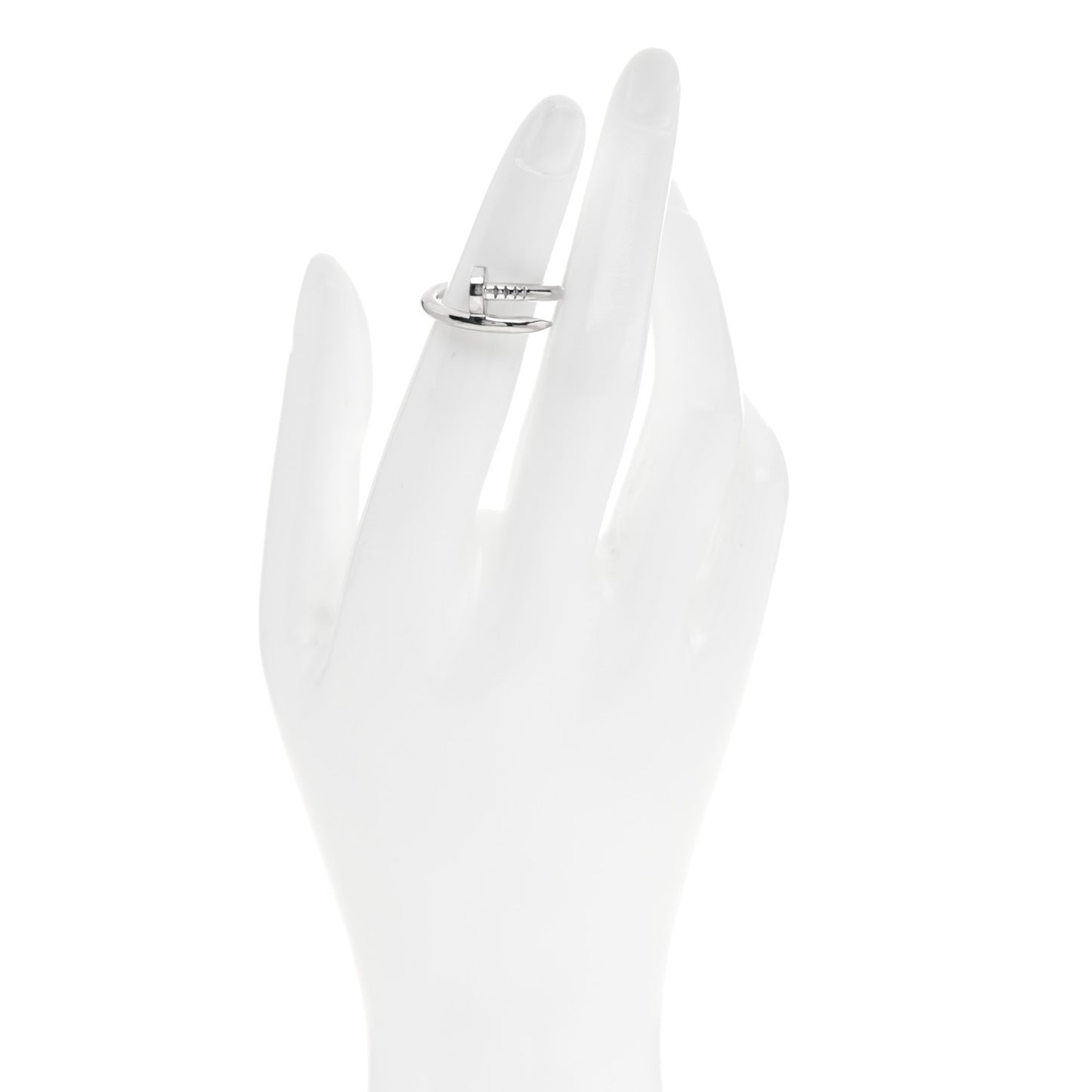 18K White Gold Juste Un Clou Ring 50 5.25