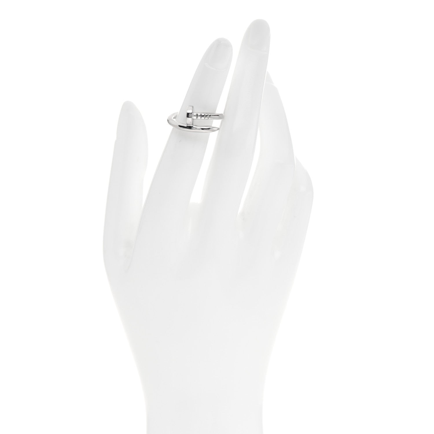 Cartier 18K White Gold Juste Un Clou Ring 50 5.25 2 of 5