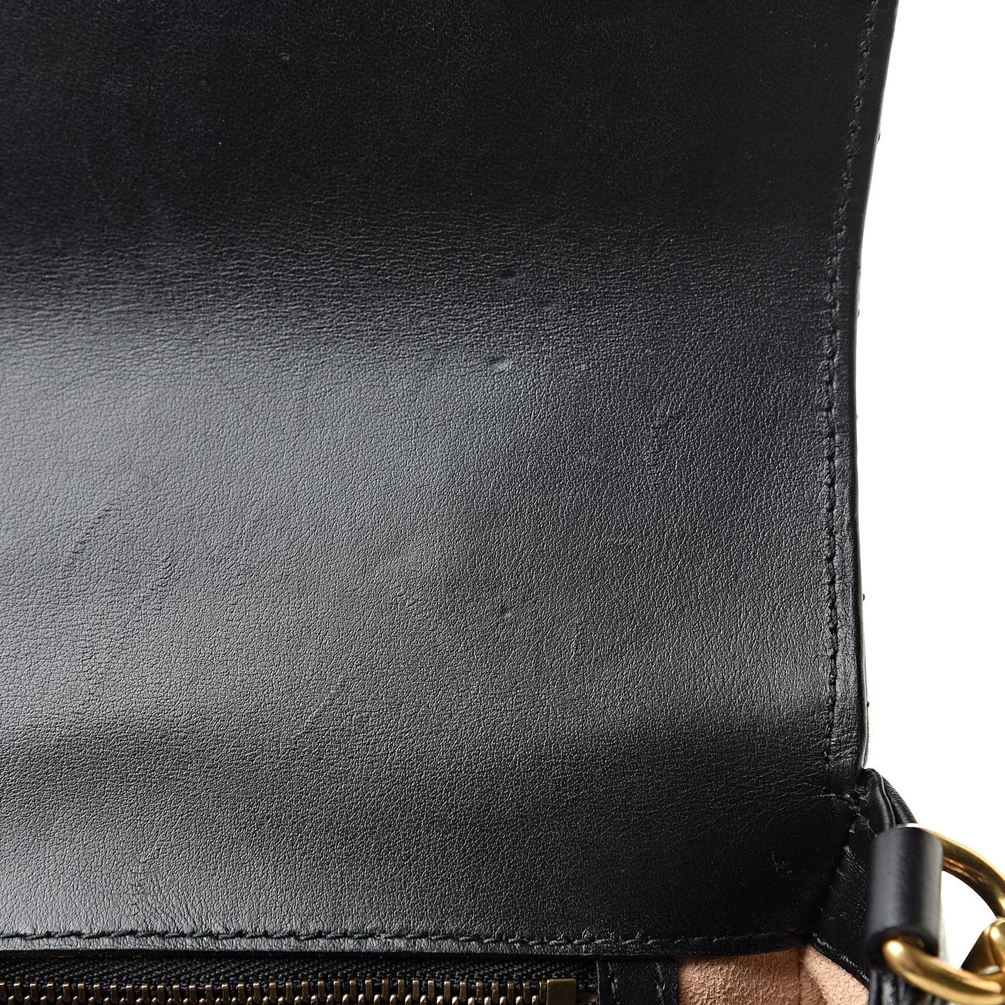 Calfskin Matelasse Small GG Marmont Top Handle Shoulder Bag Black