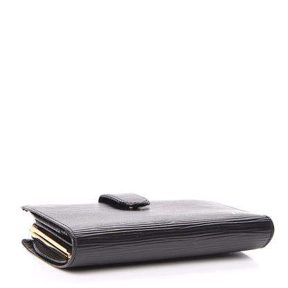 Louis Vuitton Epi French Purse Wallet Black 4 of 9