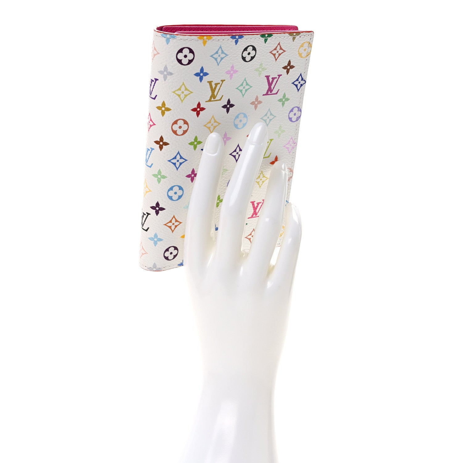 Louis Vuitton X TM Monogram Multicolor Passport Cover White 2 of 7