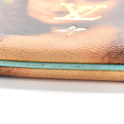 Louis Vuitton Masters Da Vinci Pochette Clutch Vert D’eau 9 of 9