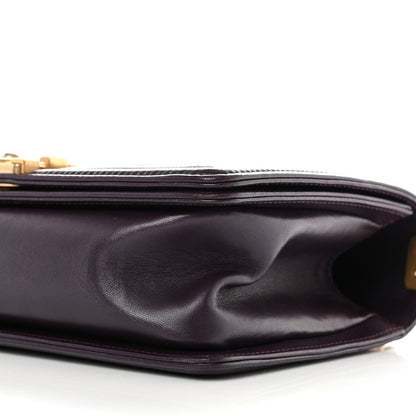 Chanel Lambskin Quilted Medium Boy Flap Purple 10 of 10