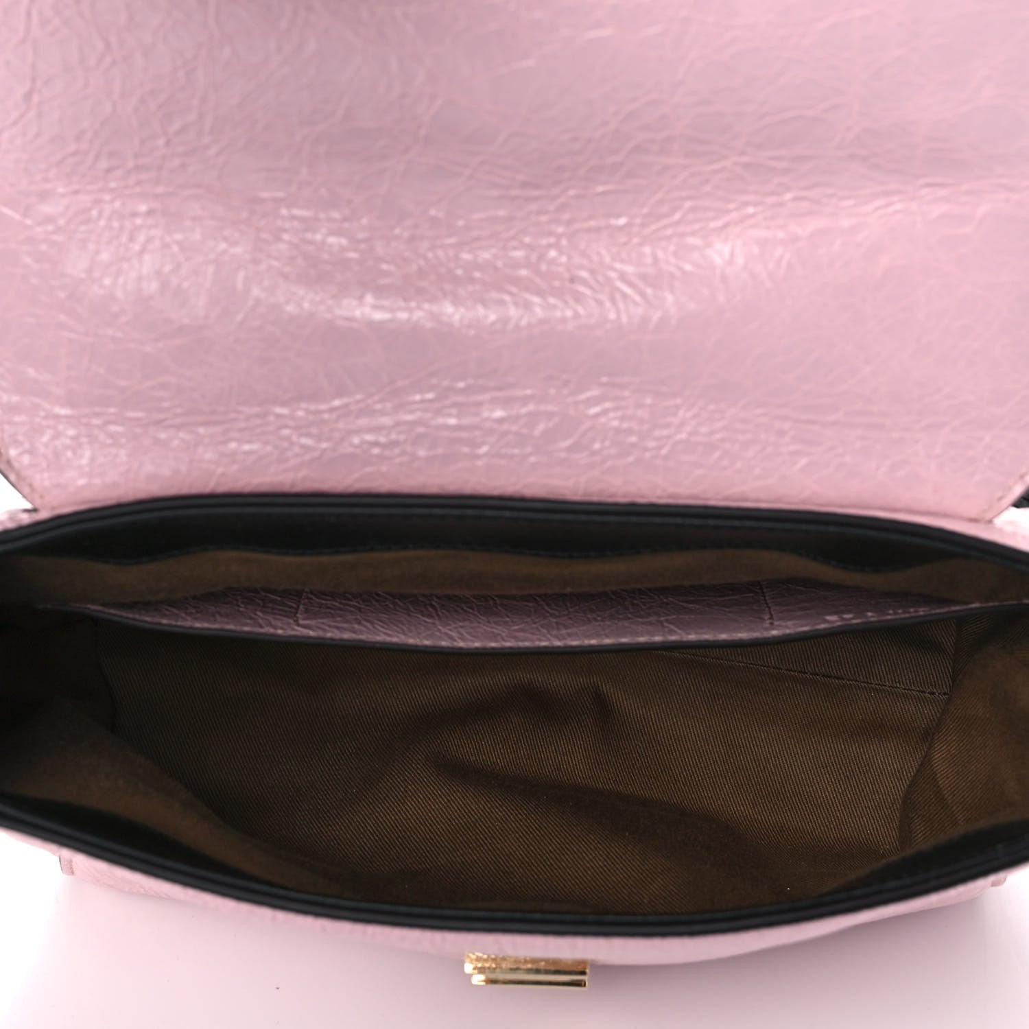 Givenchy Creased Patent Calfskin Small ID Flap Pink 5 of 9