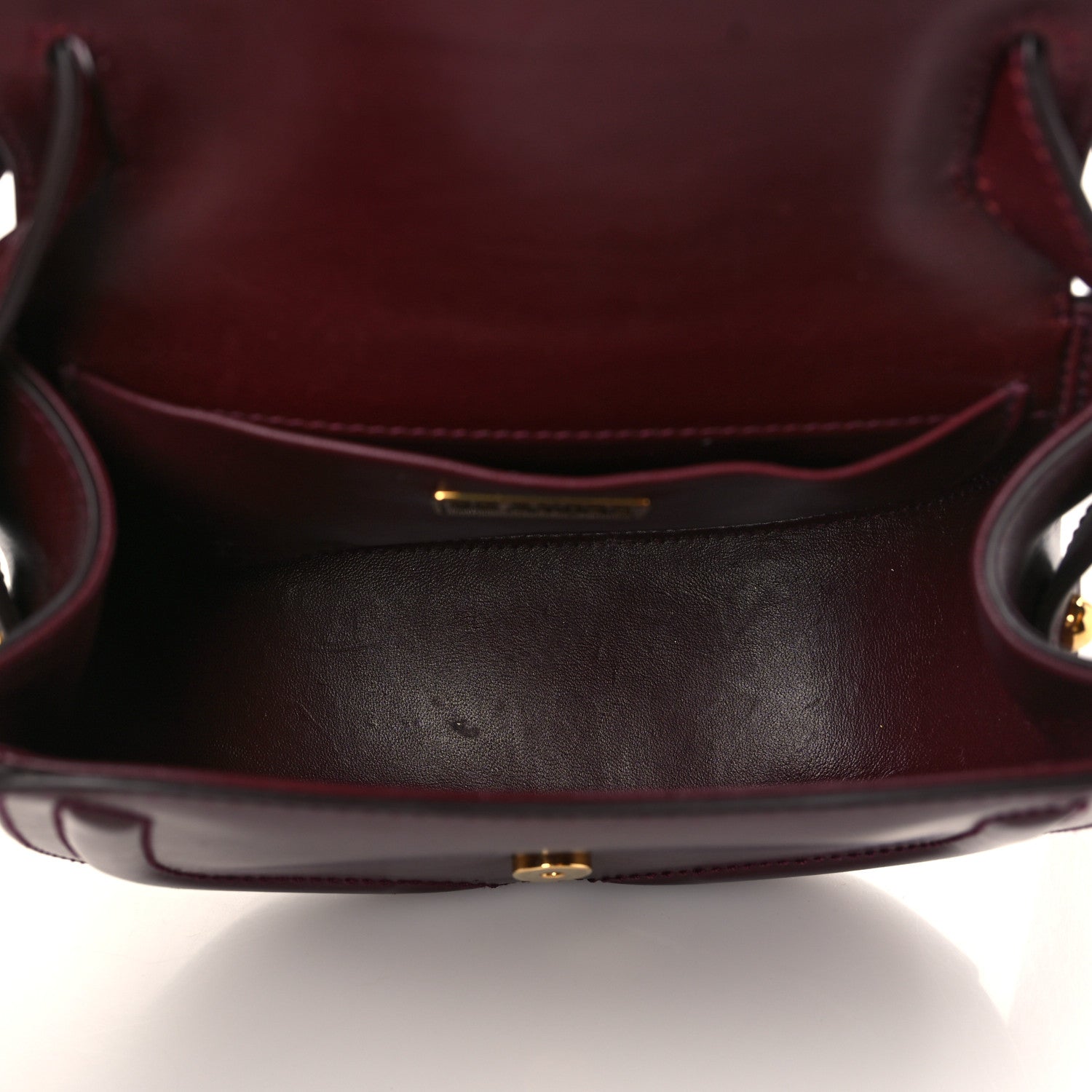 Dolce & Gabbana Smooth Calfskin Mini DG Amore Shoulder Bag Bordeaux 4 of 6