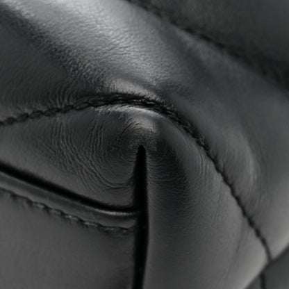 Saint Laurent Calfskin Y Quilted Monogram Toy Loulou Crossbody Bag Black 14 of 15