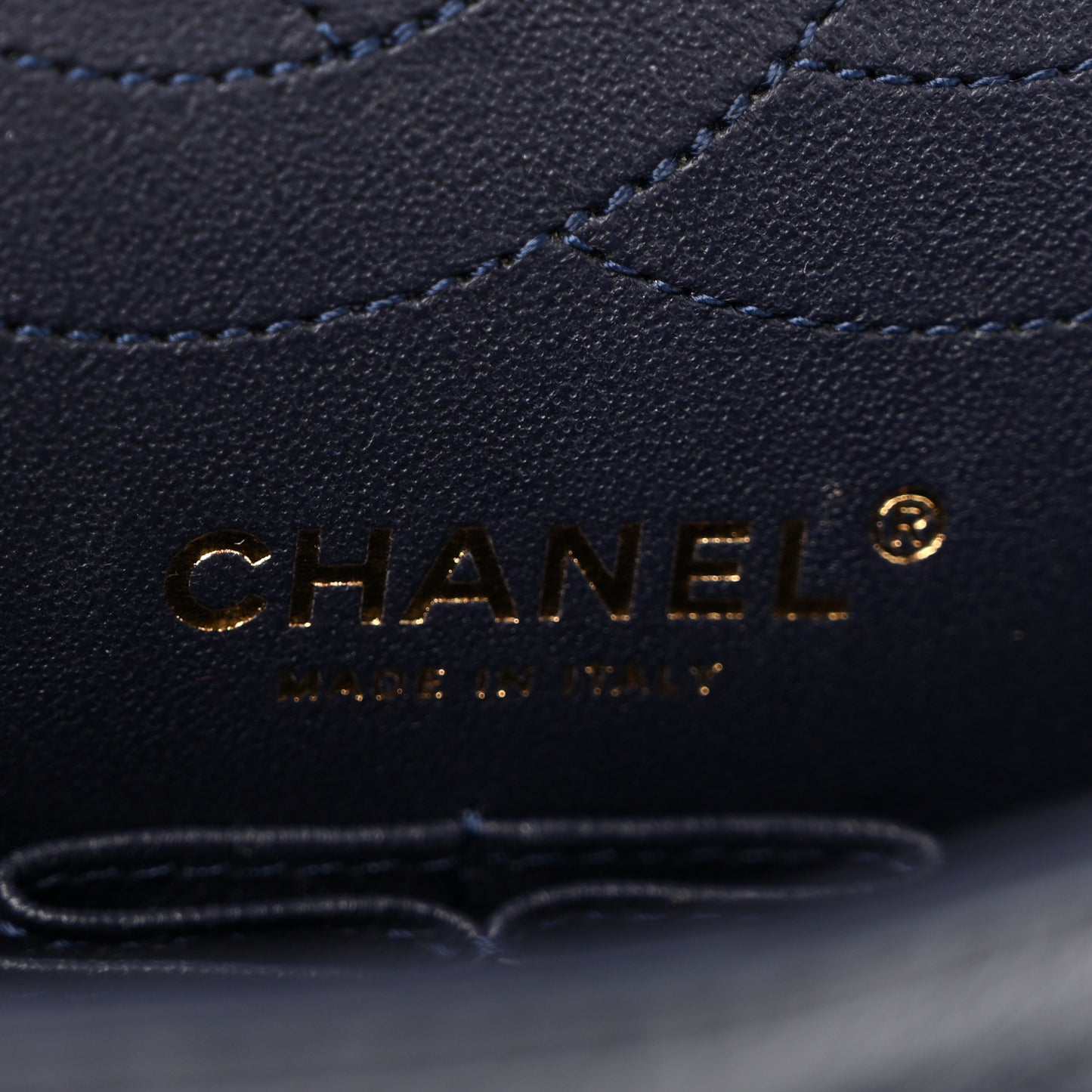 Aged Calfskin Quilted 2.55 Reissue 225 Flap Navy