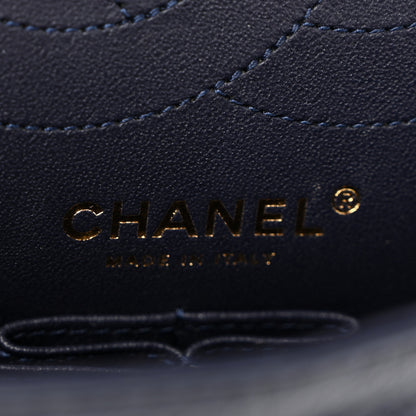 Chanel Aged Calfskin Quilted 2.55 Reissue 225 Flap Navy 6 of 14