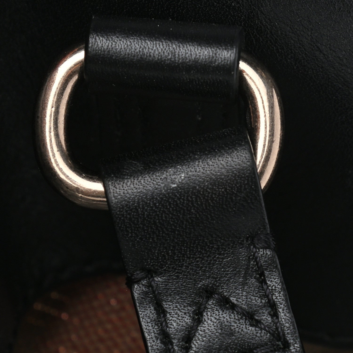 Burberry Canvas Mega Check Medium Ashby Hobo Saddle Black 15 of 19