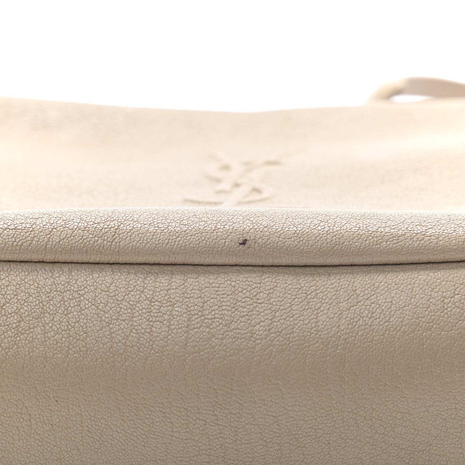 Saint Laurent Lambskin Monogram Small Lou Camera Bag Dark Beige 10 of 10