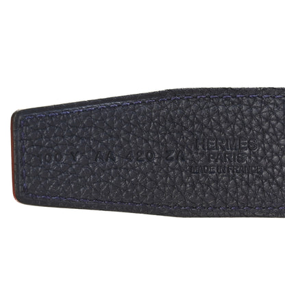 Hermes Box Togo 32mm H Belt 100 40 Bleu de Prusse Bleu Nuit 3 of 6