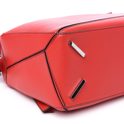 Loewe Calfskin Medium Puzzle Bag Scarlet 4 of 9
