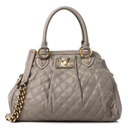 Marc Jacobs Calfskin Quilted Alyona Grey 1 of 24